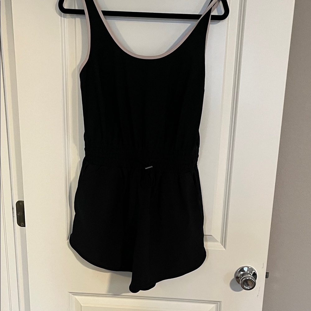 Abercrombie YBF Black Sleeveless Romper